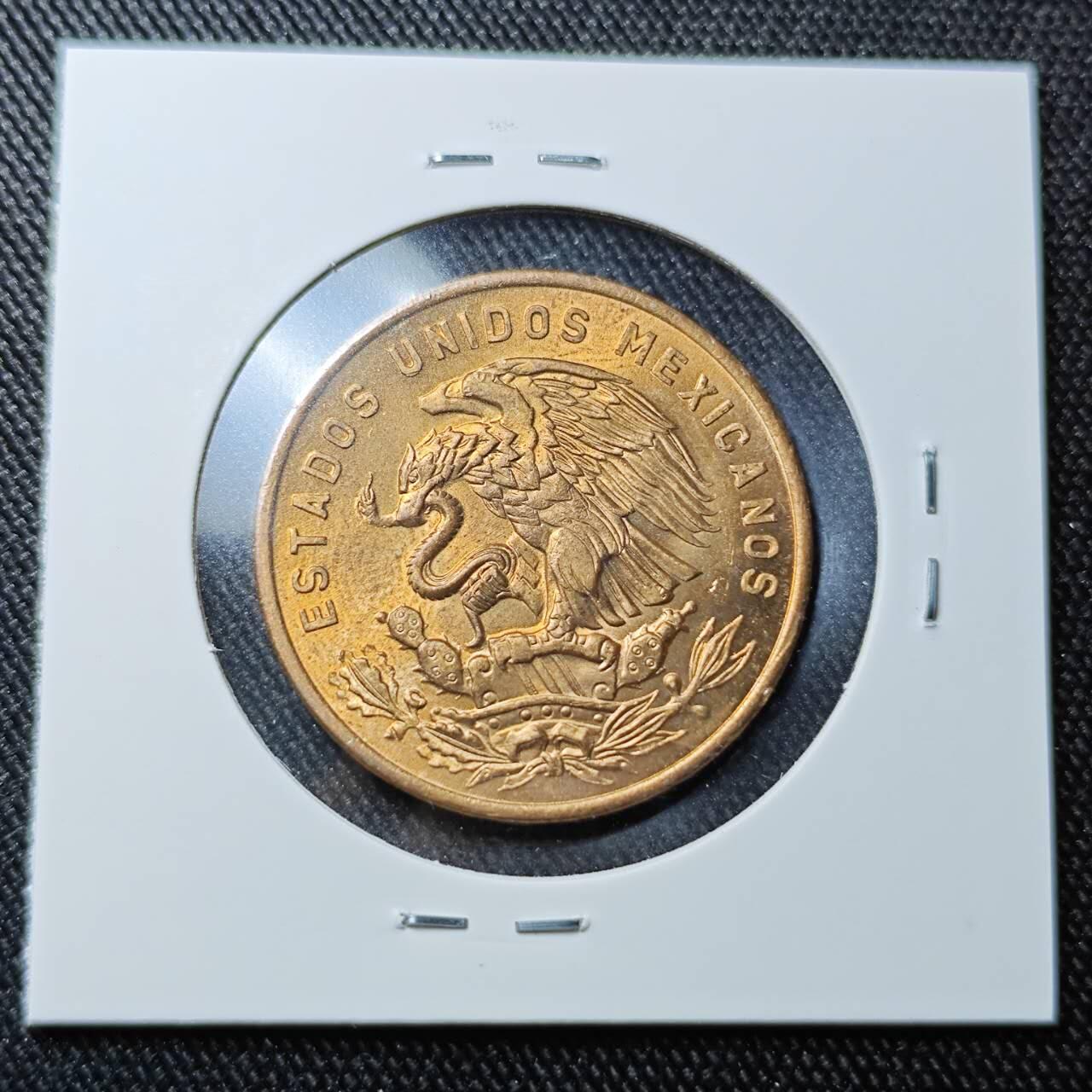 KK钱币收藏小铺 （套币 好品/批量散币 银币）专场  2月预留时间 周末发货   1971墨西哥20分铜币 好品