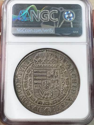 NGC-MS63 1698/7神圣罗马帝国利奥波德一世纹章大泰勒