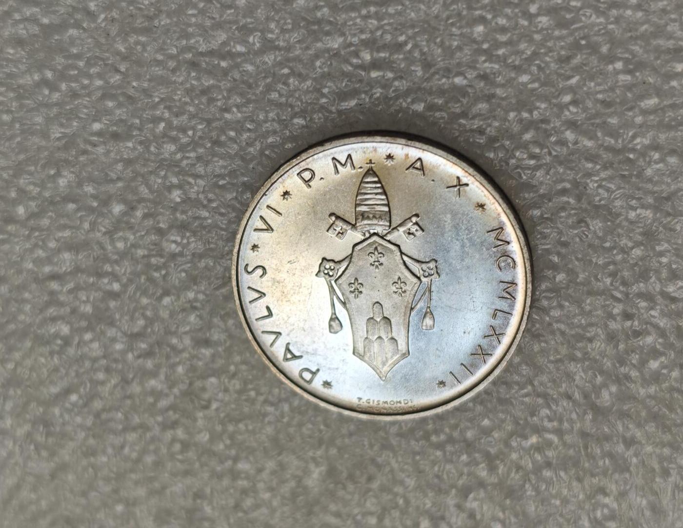 瓶子🏺第218期拍卖会  意大利1972年500里拉银币  原光好品