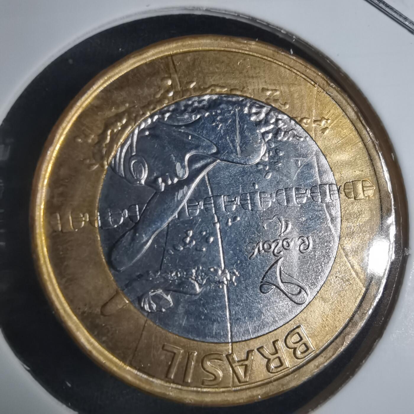 沼泽如烟--第915场 巴西2016年1瑞尔纪念币