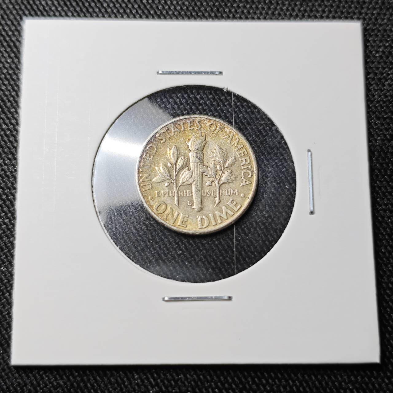 KK钱币收藏小铺 （套币 好品/批量散币 银币）专场  2月预留时间 周末发货  1963美国10分银币