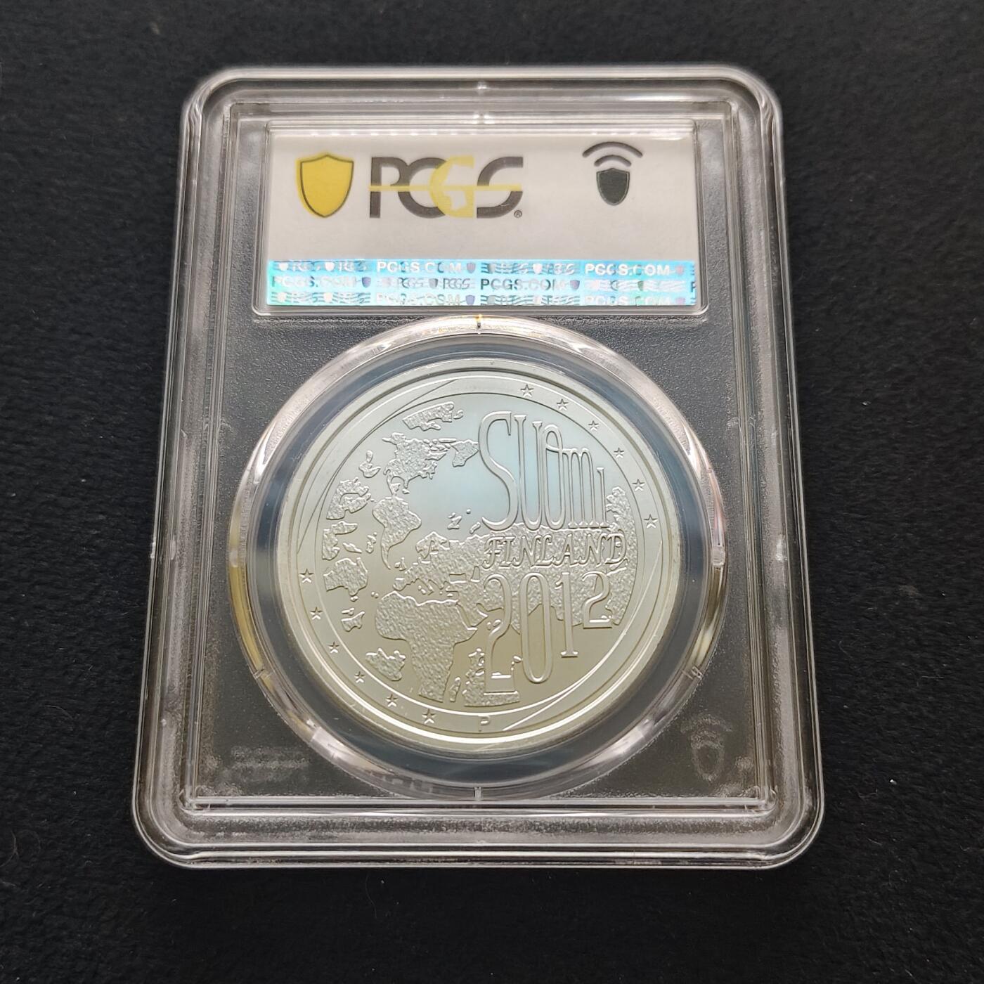 【全场包邮】纯粹捡漏拍481场（免费代拍第18场） 芬兰2012年20欧元平等与宽容纪念银币-PCGS MS68