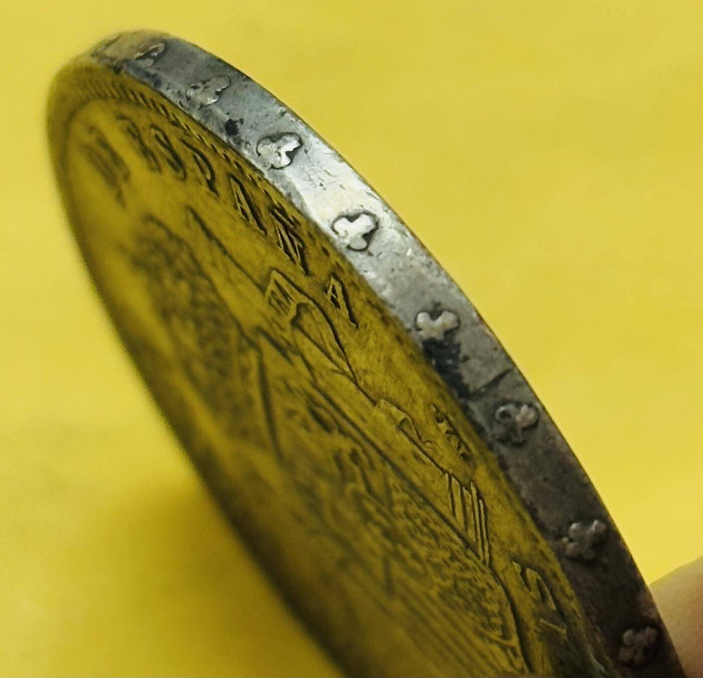 文馨钱币收藏第 283 场，【大雪鉴珍，寒英缀金】金银纪念币精品场，诚邀您的参与【长期接代拍品】 1878 年西班牙阿方索十二世 5 比塞塔大银币，第二版 900 高银