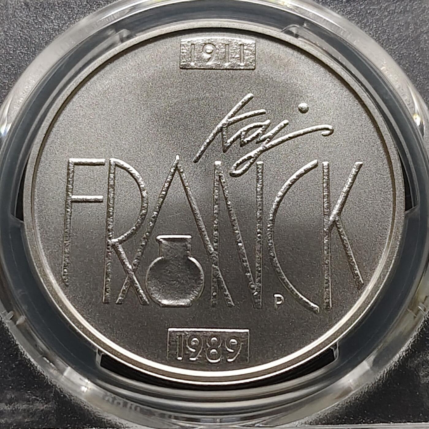 【全场包邮】纯粹捡漏拍481场（免费代拍第18场） 【少见】芬兰2011年10欧元设计大师卡伊·弗兰克纪念银币-量5000-PCGS MS69