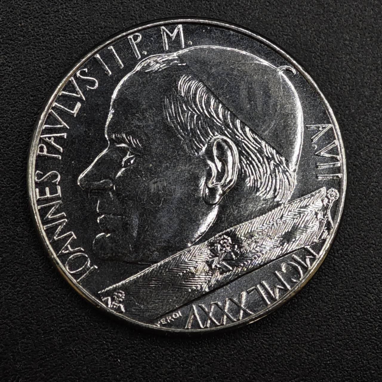 【淘币小摊】实时拍第八百一十拍   散币场   满百包邮可预留二周 每周一统一发货   梵蒂冈1985年50里拉