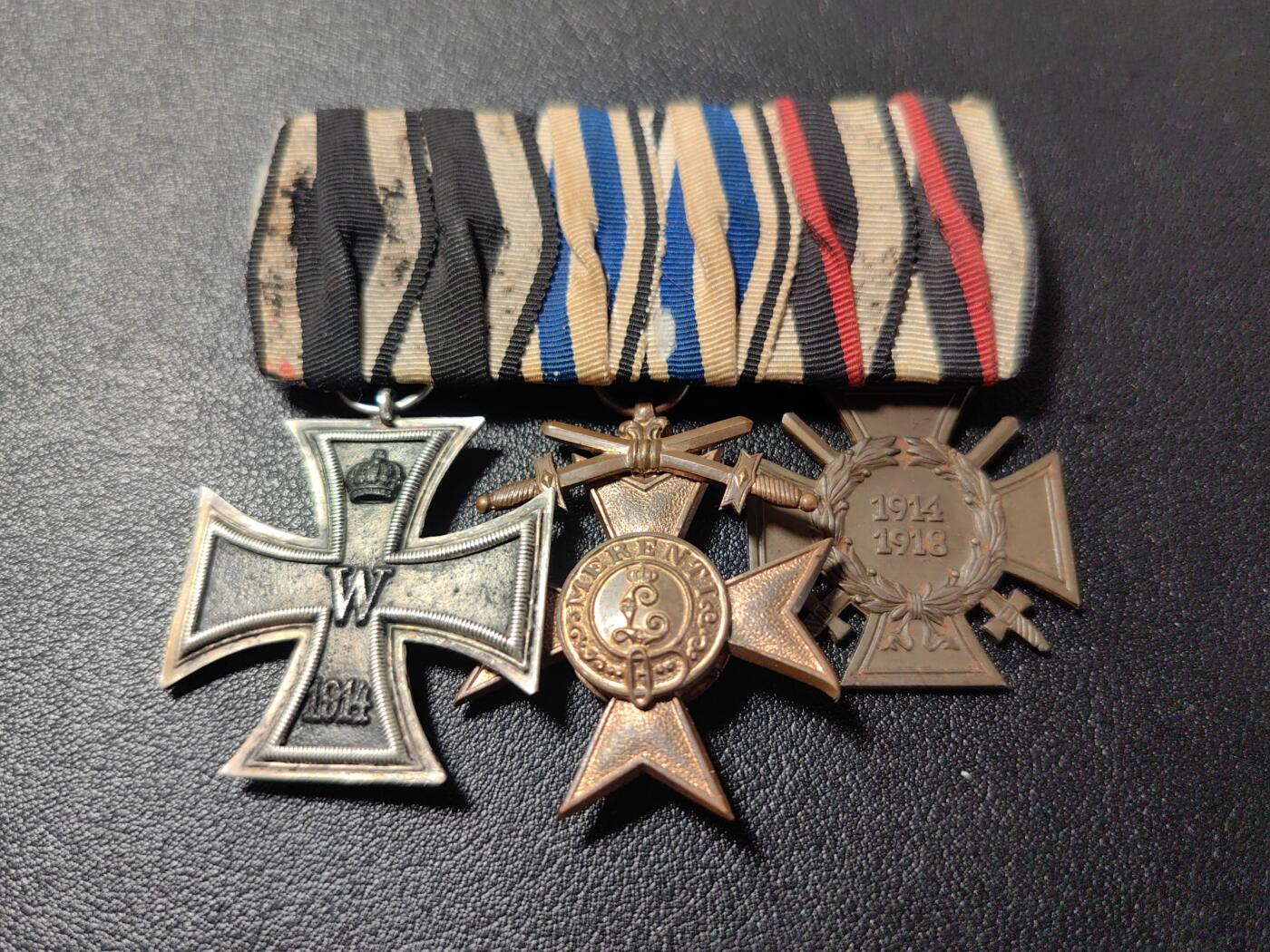靖甫拍卖第十二场 帝德一战勋奖章联排 二铁 巴伐利亚军功 兴登堡十字