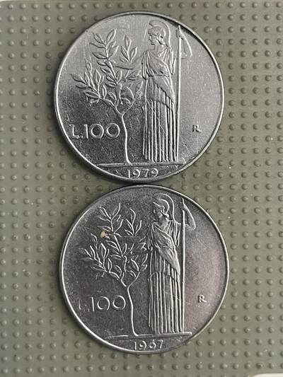 2025年第125场各国散币拍卖（总第125场） - 意大利100里拉2枚