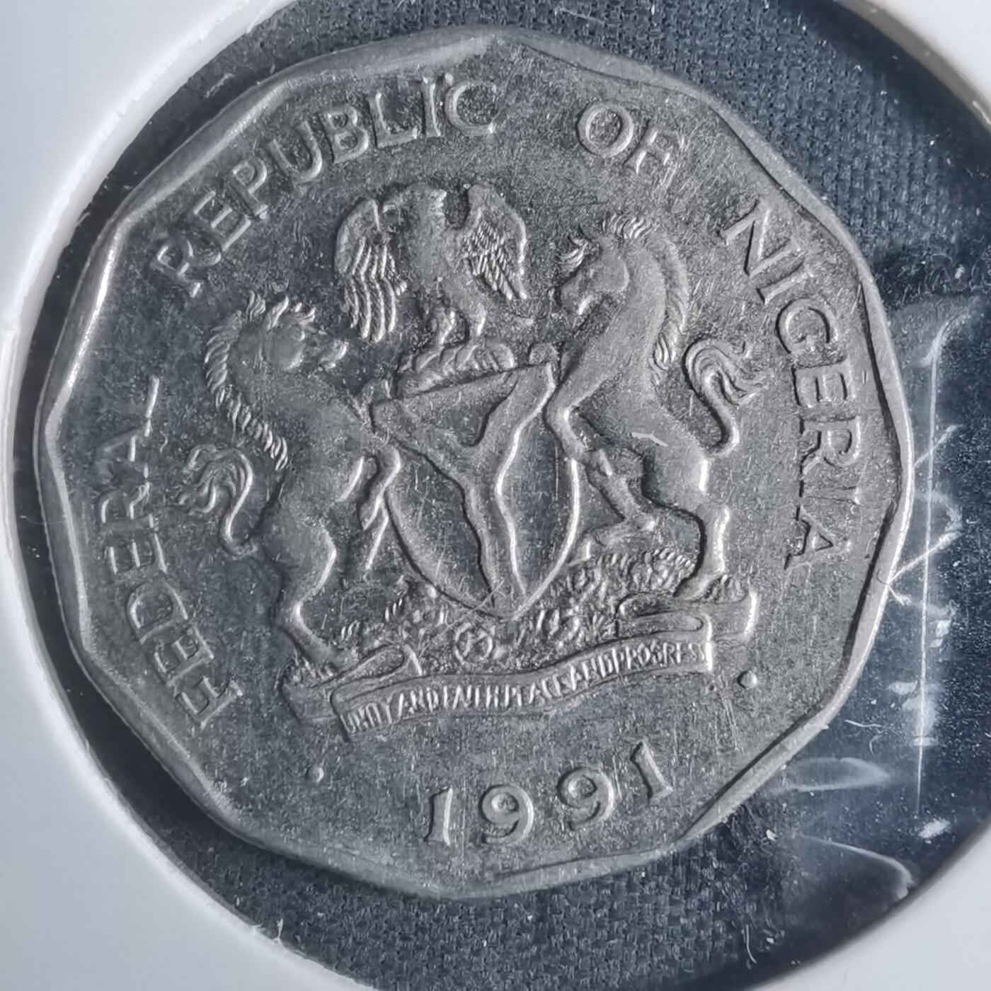 沼泽如烟--第915场 尼日利亚1991年50考包