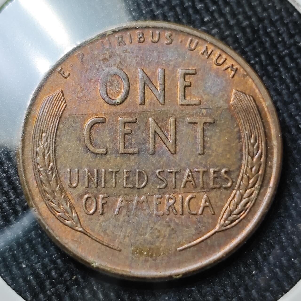 KK钱币收藏小铺 （套币 好品/批量散币 银币）专场  2月预留时间 周末发货   1957美国麦穗一分铜币 D厂 好品