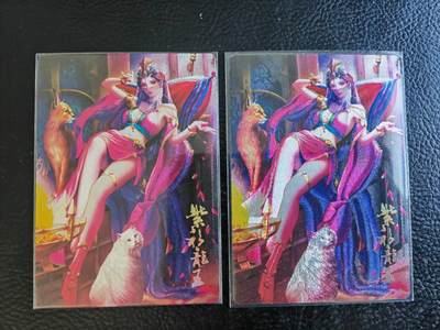 阳大大卡牌拍卖第84期（持续收拍品，周六晚上九点截拍，进群福利早知道） - 【测试卡】鼎好卡牌 金庸武侠 紫衫龙王 粗闪测试卡