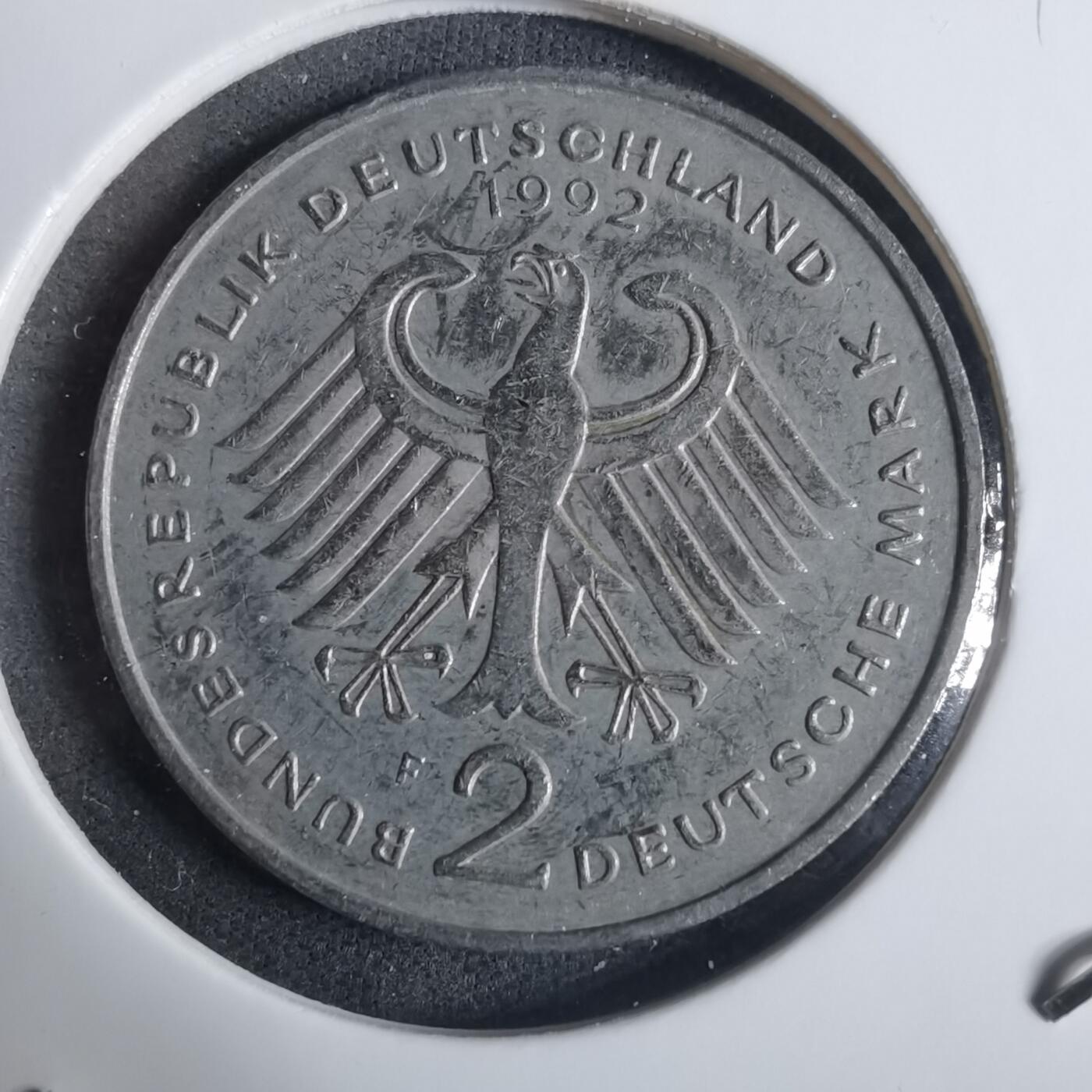 沼泽如烟--第915场 德国1992年2马克