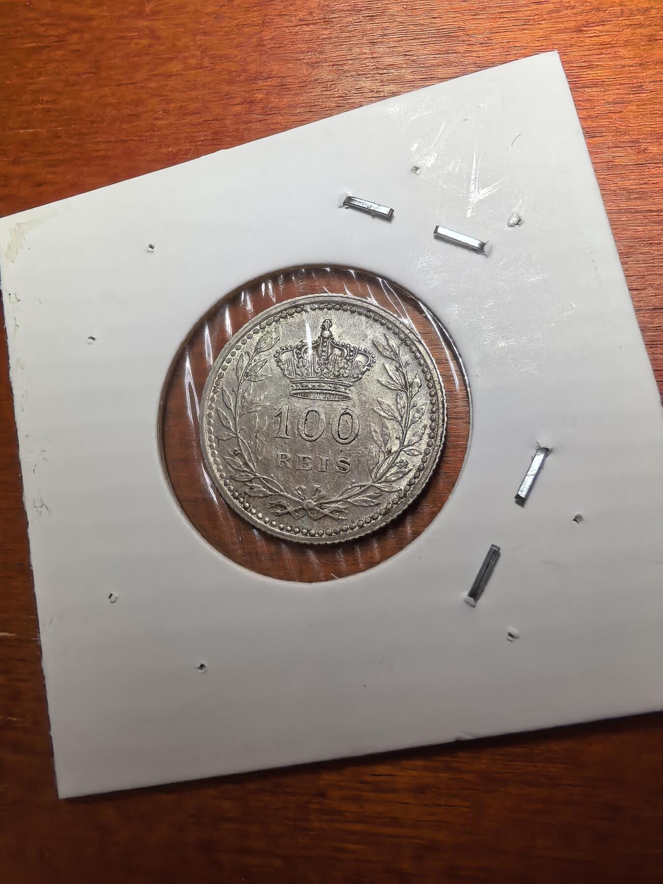 长老汇蛇年精选第七十九场拍卖 1910葡萄牙曼努埃尔二世100瑞斯银币，好品，克书MS60分22美金