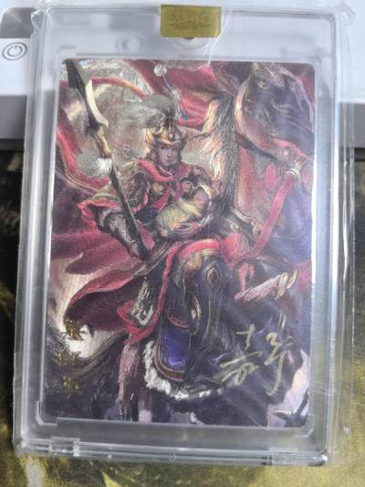 阳大大卡牌拍卖第84期（持续收拍品，周六晚上九点截拍，进群福利早知道） - 【亲签卡】万游文化 嘉宁三国 梁红玉 亲签卡砖 限编142/288