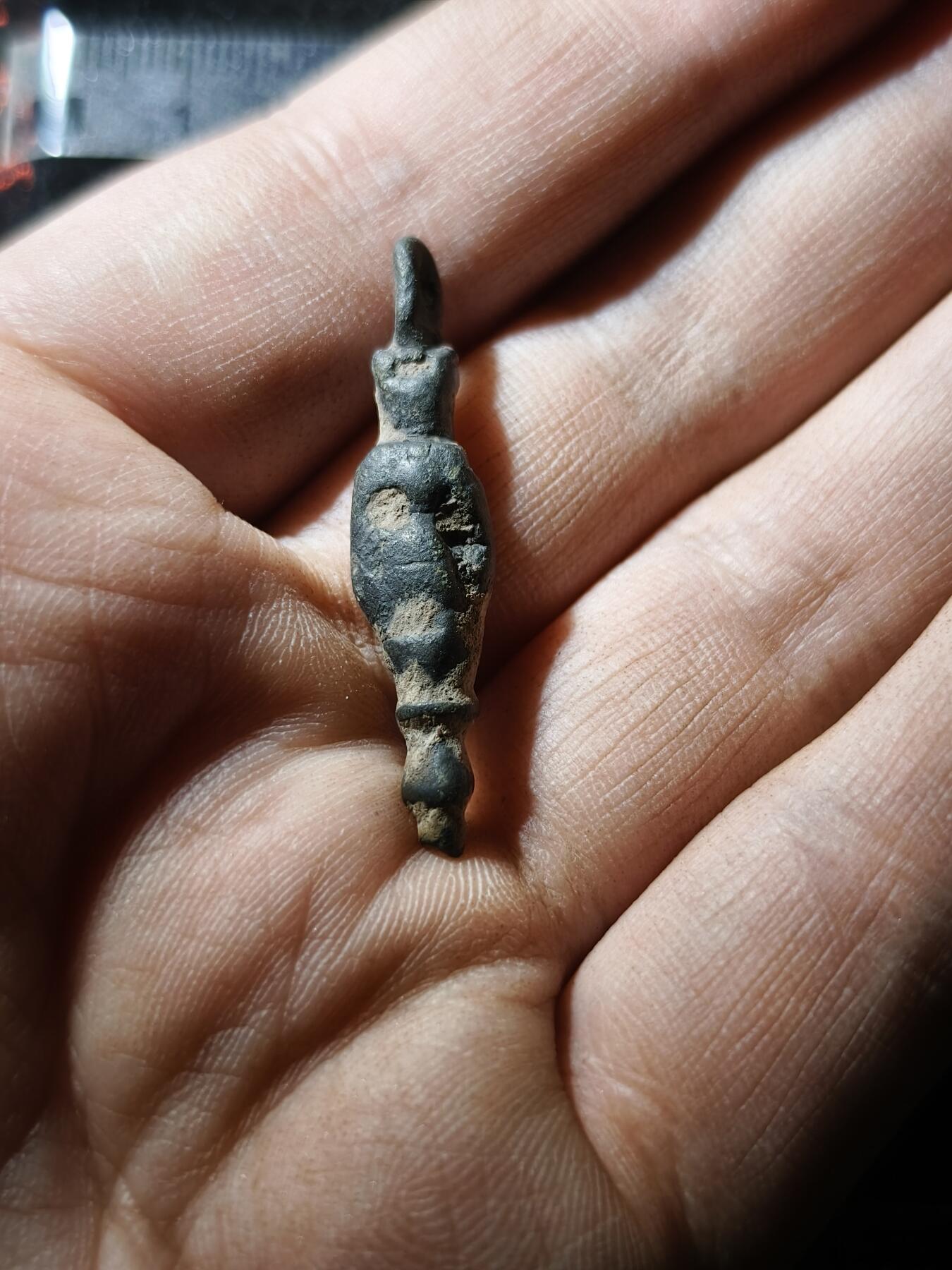 88期回流戒指饰品杂件纪念章丝路钱币专场 铜人