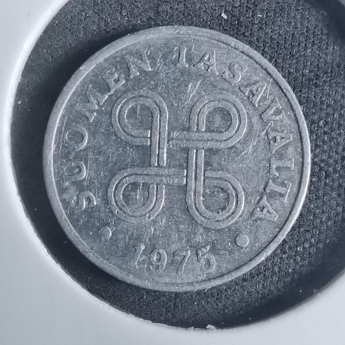 沼泽如烟--第915场 芬兰1975年1芬尼