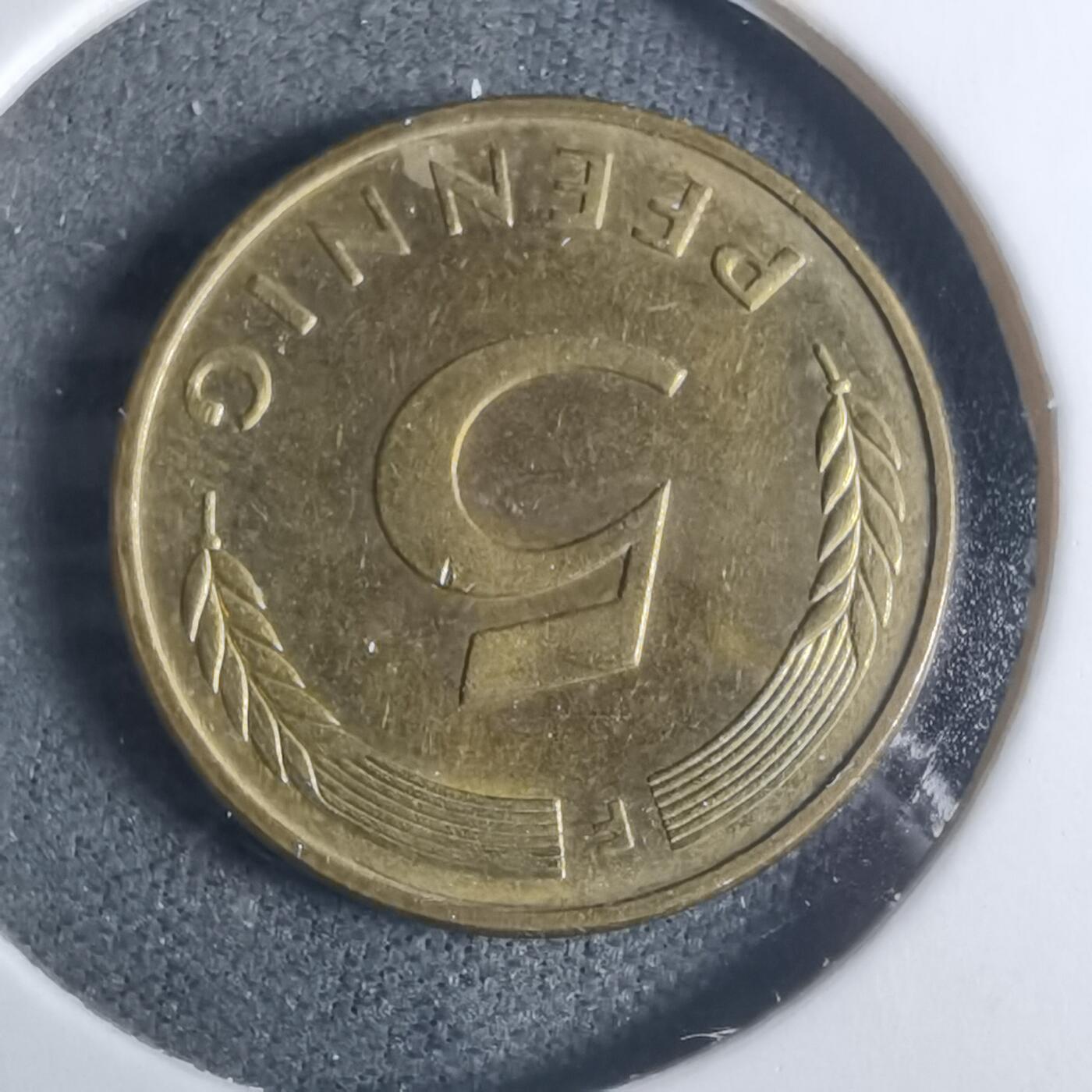 沼泽如烟--第915场 德国1986年5芬尼