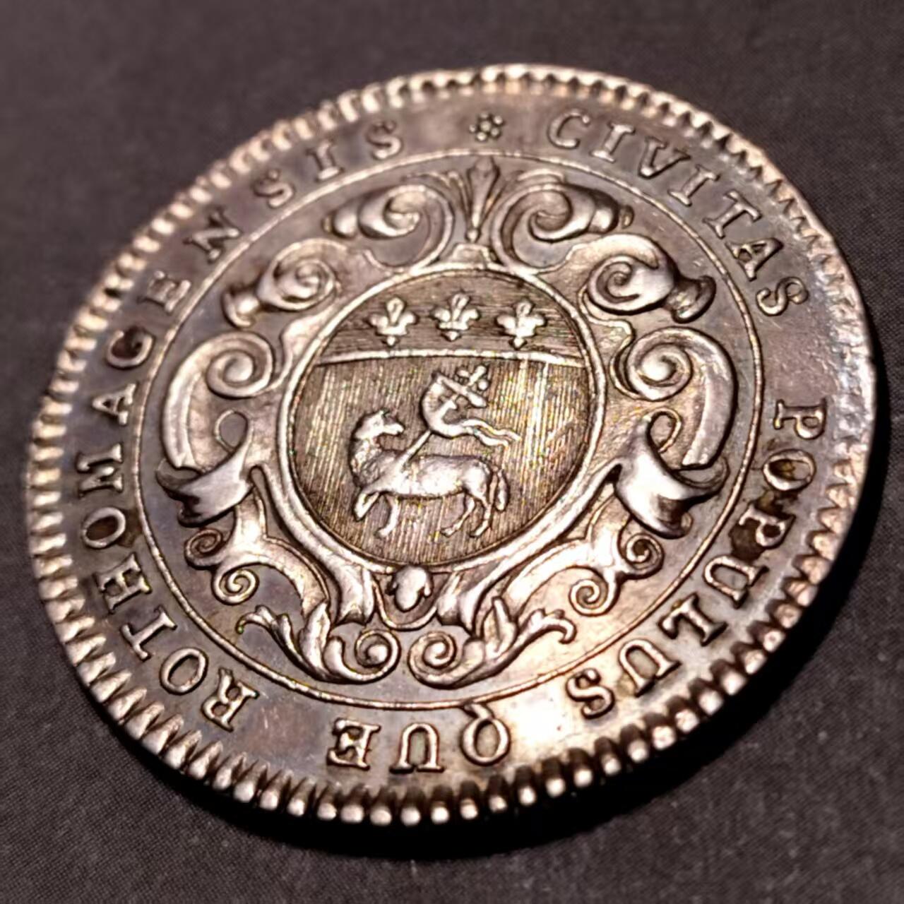 长老汇蛇年精选第七十九场拍卖  法国路易十五时期鲁昂地区银质代币，jeton