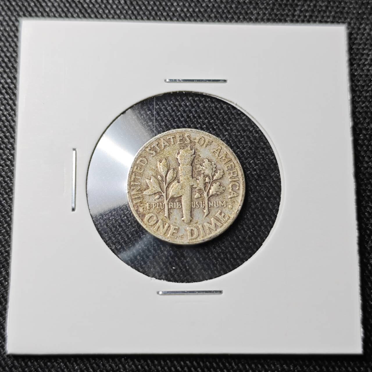 KK钱币收藏小铺 （套币 好品/批量散币 银币）专场  2月预留时间 周末发货  1946美国10分银币