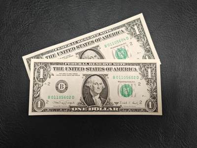 美国纸币 1988年 A 1美元 B区 直板 微瑕 单价 - 美国纸币 1988年 A 1美元 B区 直板 微瑕 单价