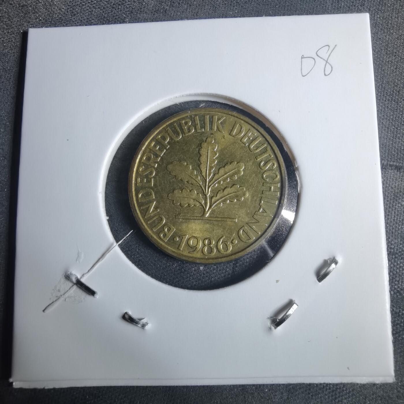 沼泽如烟--第915场 德国1986年10芬尼