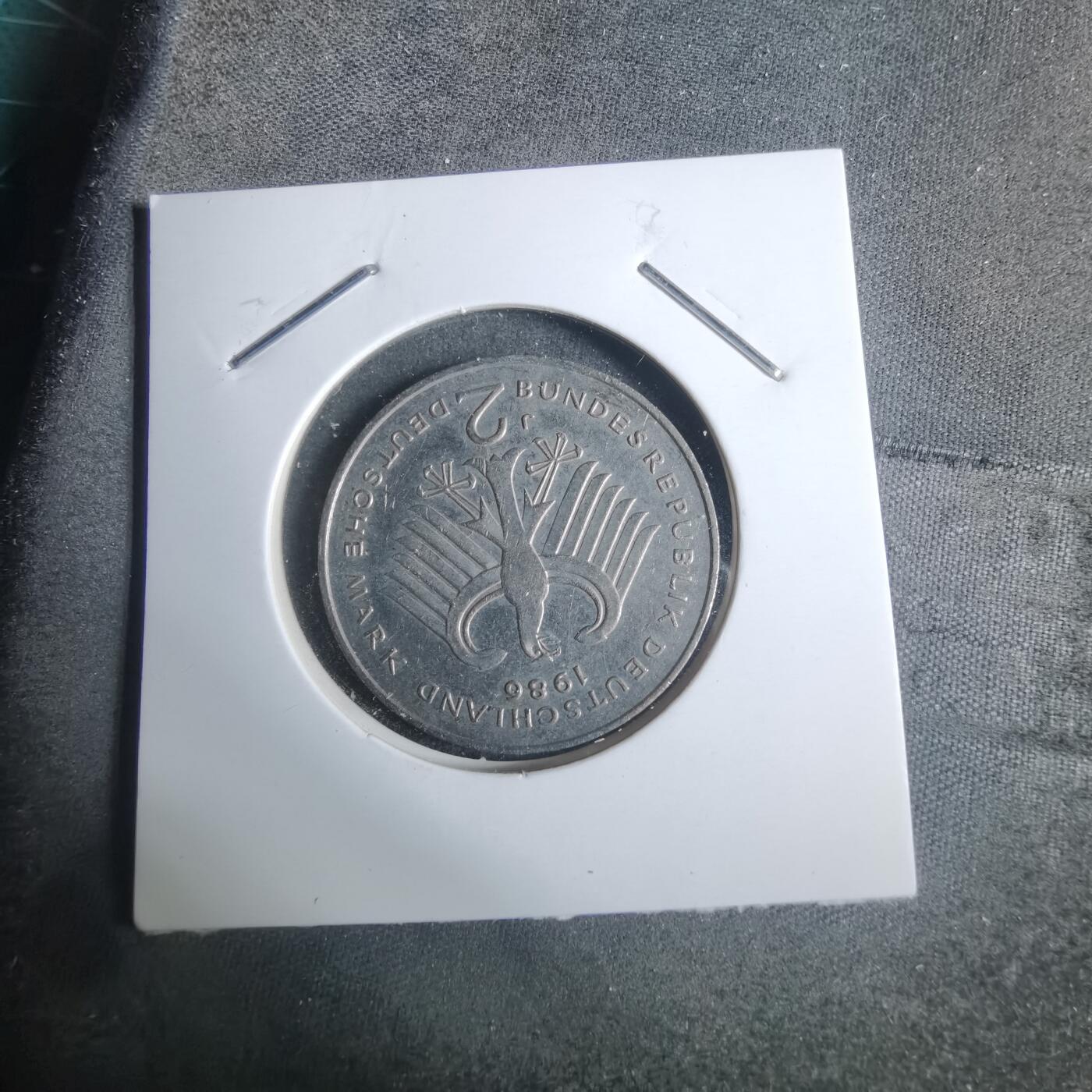 沼泽如烟--第915场 德国1986年2马克