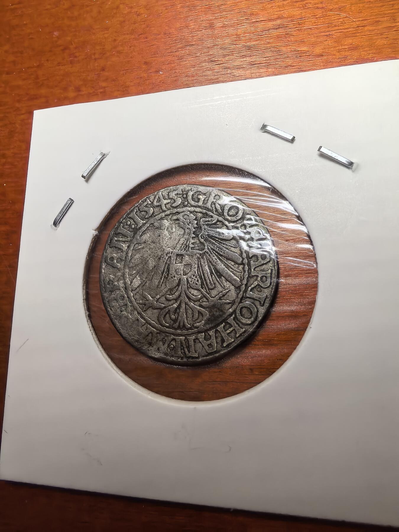 长老汇蛇年精选第七十九场拍卖 1545德国勃兰登堡约翰 冯 库斯特林1格罗申银币