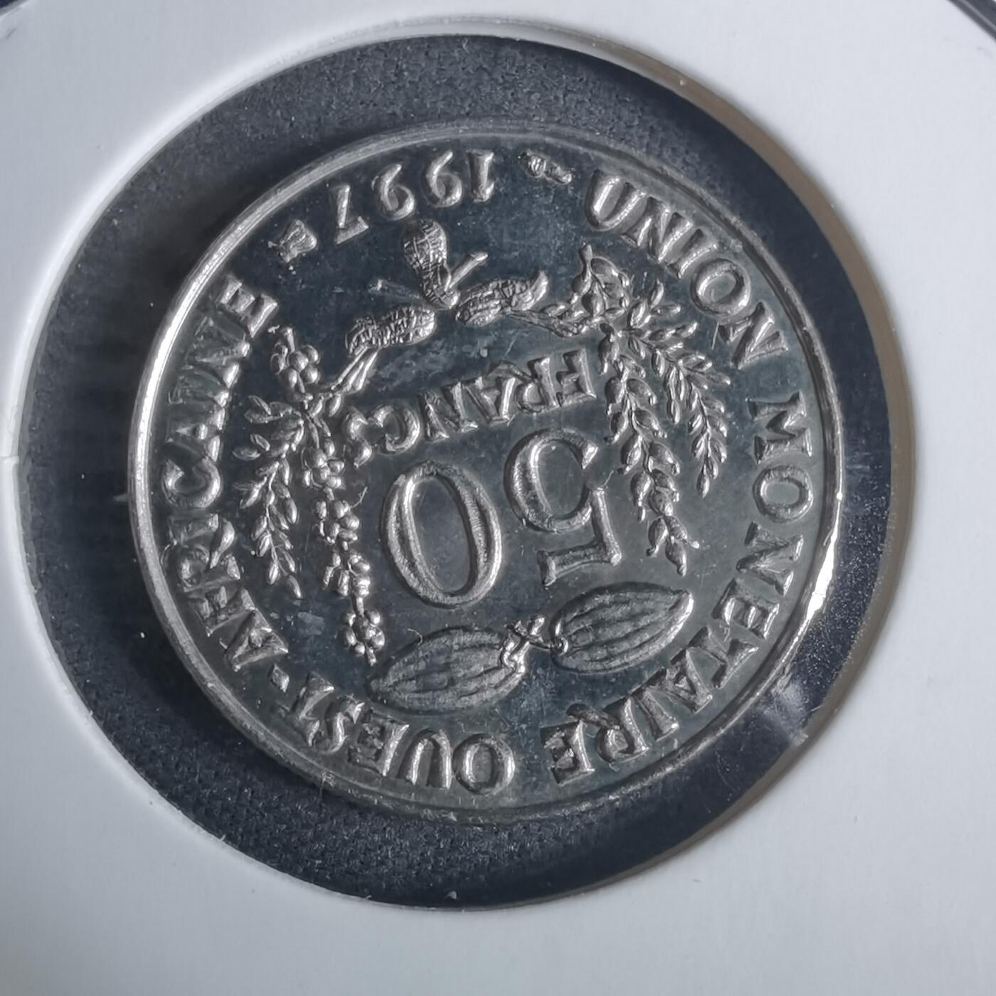 沼泽如烟--第915场 西非1997年50法郎