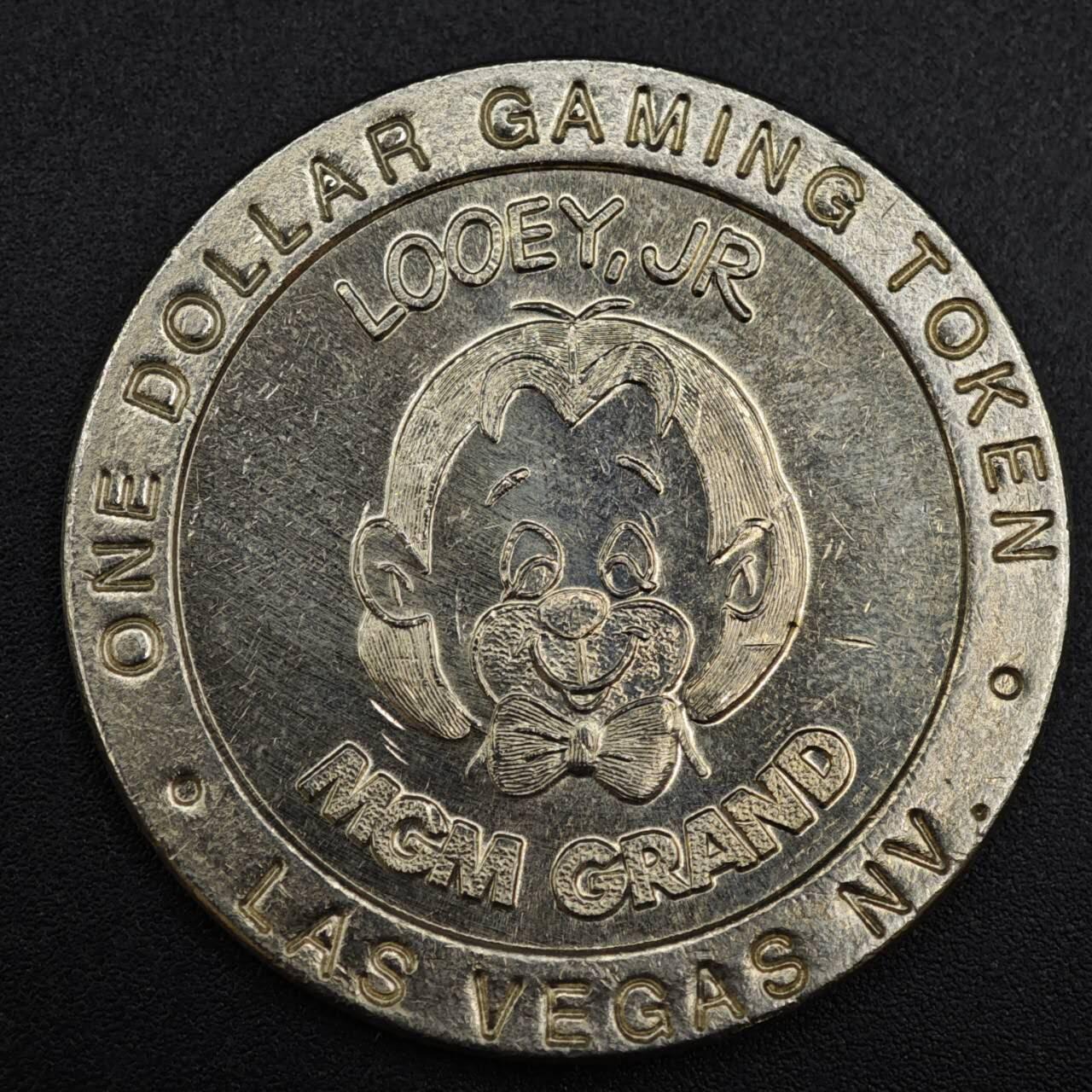 【淘币小摊】实时拍第八百一十拍   散币场   满百包邮可预留二周 每周一统一发货   美国拉斯维加斯MGM大都会1993年一美元代币