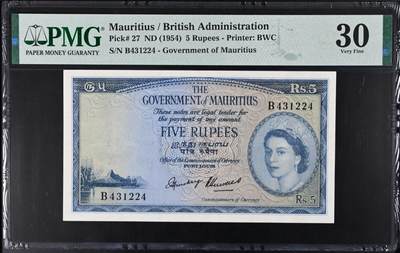 毛里求斯1954年 pmg - 毛里求斯1954年 pmg