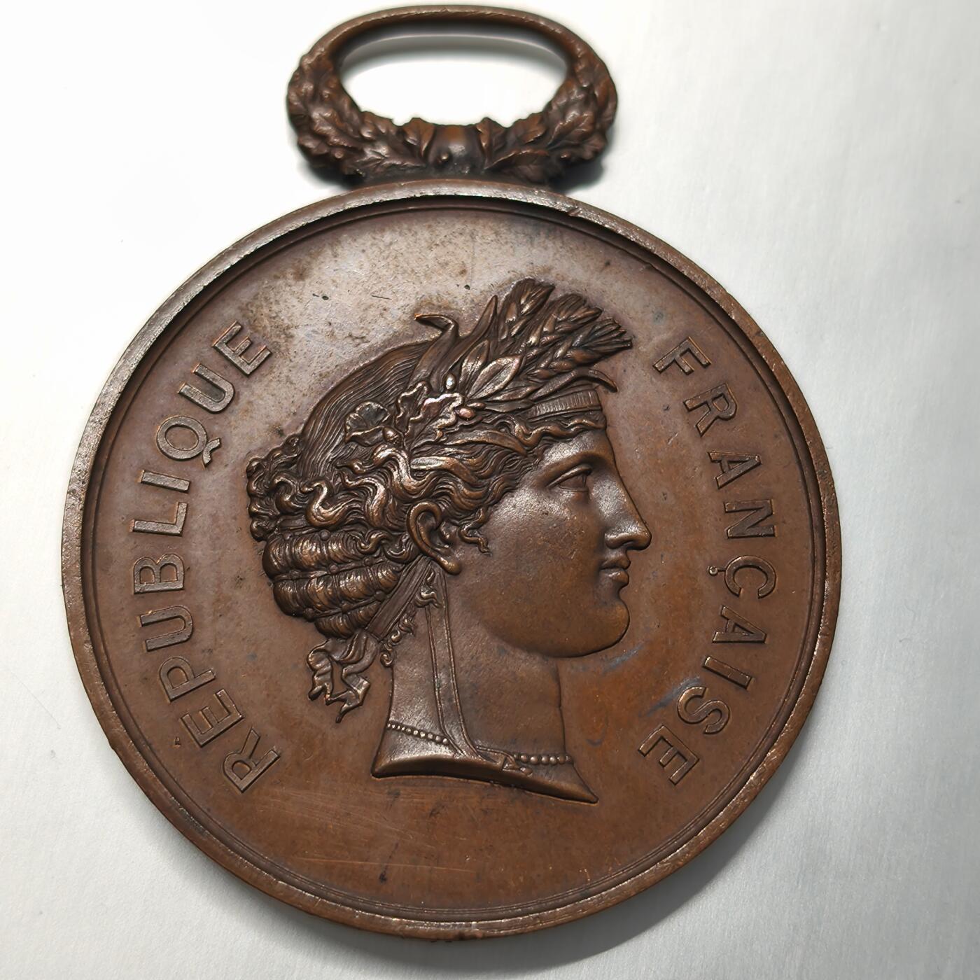 老蟹的宝藏🏴‍☠️ IV 法国1887年谷物女神头像铜章