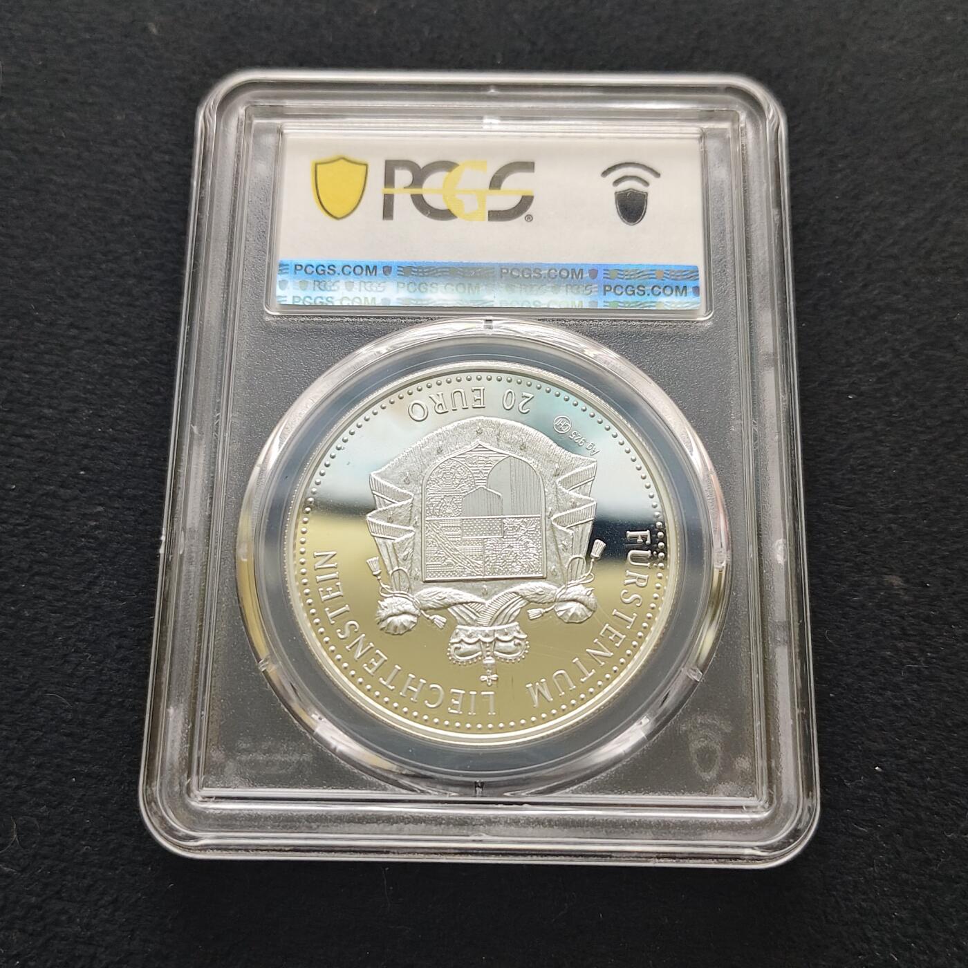 【全场包邮】纯粹捡漏拍481场（免费代拍第18场） 列支敦士登1998年20欧元海蒂精制纪念银币-PCGS PR68 DCAM