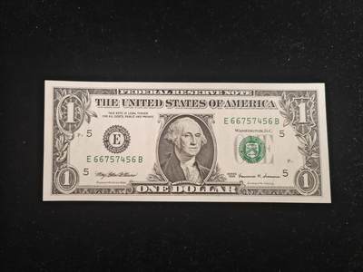 美国纸币 1999年 1美元 E区 全新UNC 单价 - 美国纸币 1999年 1美元 E区 全新UNC 单价