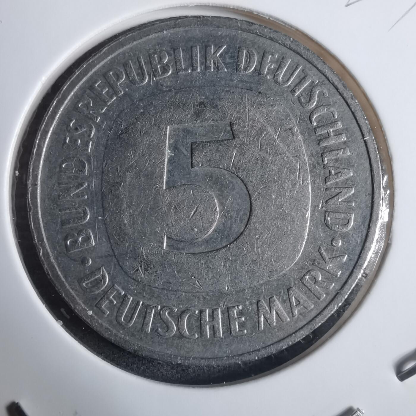 沼泽如烟--第915场 德国1992年5马克