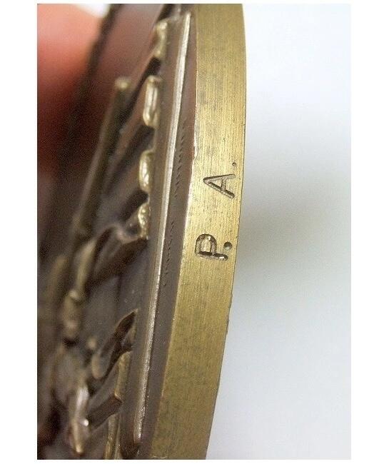 【艺术】葡萄牙艺术大章 欧洲中世纪重装骑士 高浮雕精制超大铜章 80MM 195克