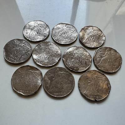 🌹外币初藏🌹🐯2025年第133场  每周二四六晚8️⃣点 接代拍 - 炮崩 1986年和平年10枚