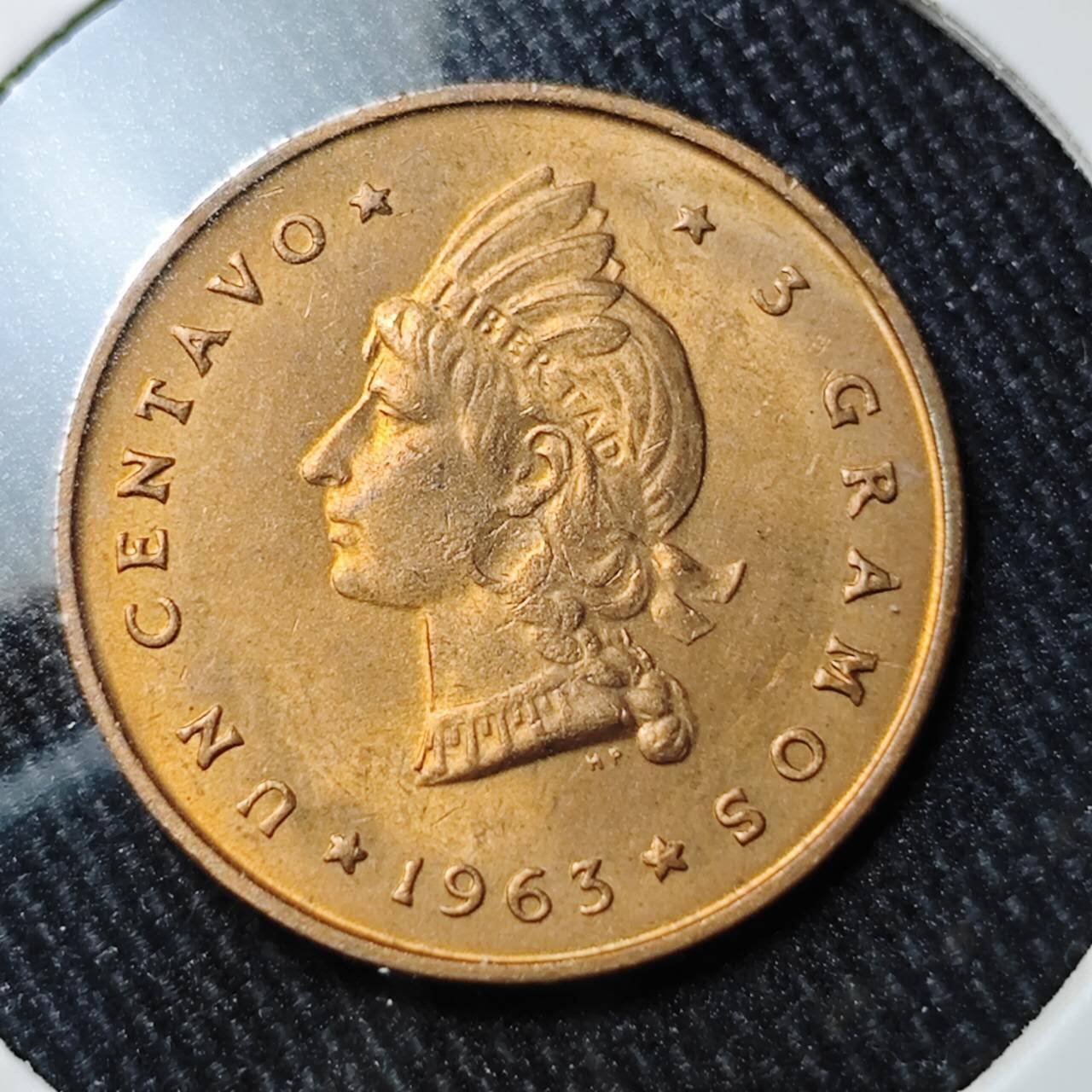 KK钱币收藏小铺 （套币 好品/批量散币 银币）专场  2月预留时间 周末发货  1963多米尼加1分纪念币 好品