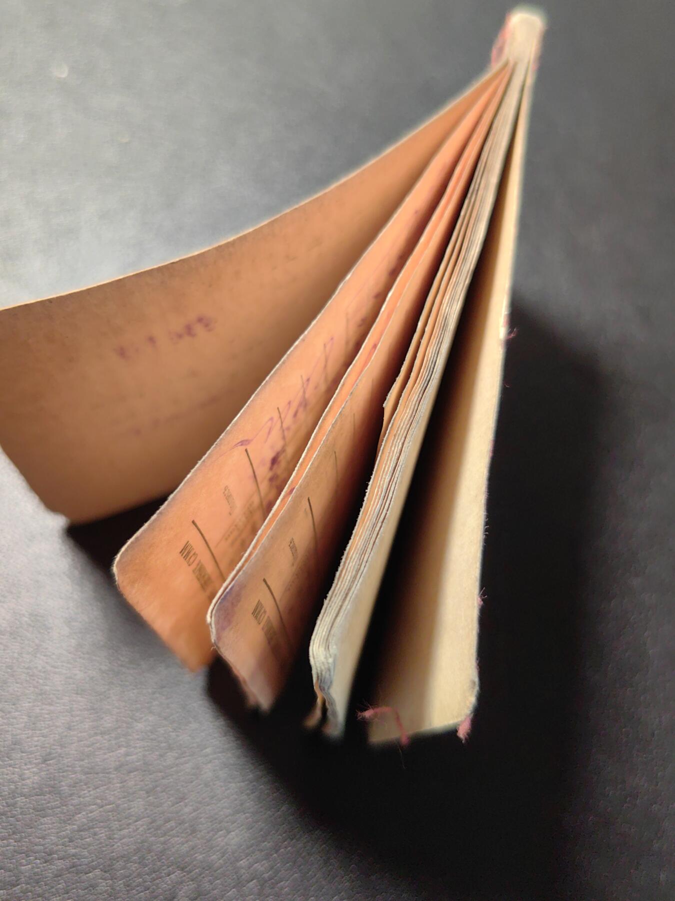 靖甫拍卖第十二场 苏联战时版勋奖章获得者津贴券 1944签发 与勋奖章证书一样的工艺 少见（年份过早 大多用完即毁）