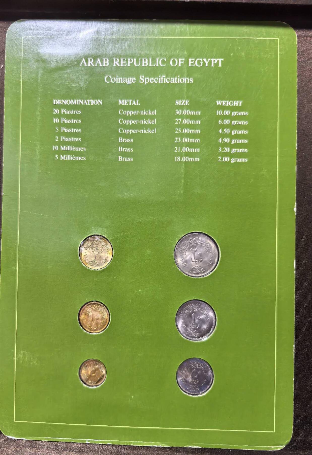 北京马甸外国币专卖第147期，外国币专场，陆续上拍，欢迎关注 福兰克林卡装：叙利亚套币