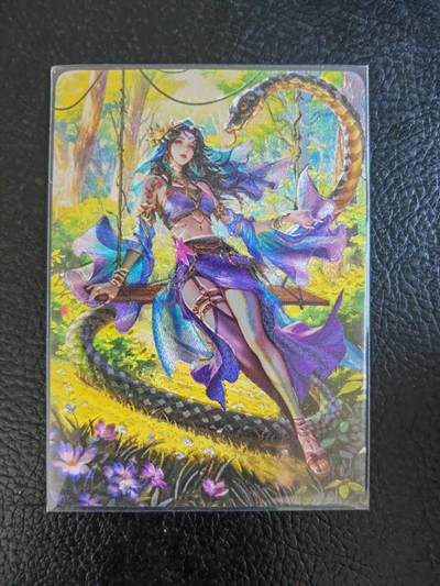 阳大大卡牌拍卖第84期（持续收拍品，周六晚上九点截拍，进群福利早知道） - 【生肖卡】百里卡牌 巳蛇姬 生肖特卡