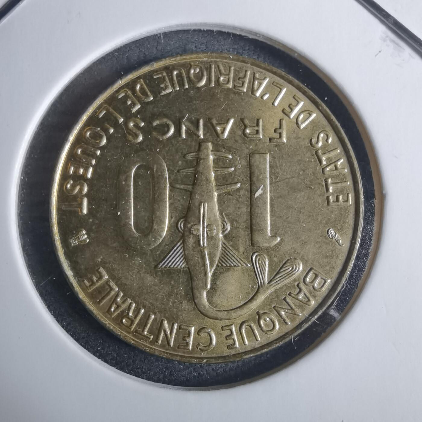 沼泽如烟--第915场 西非1997年10法郎