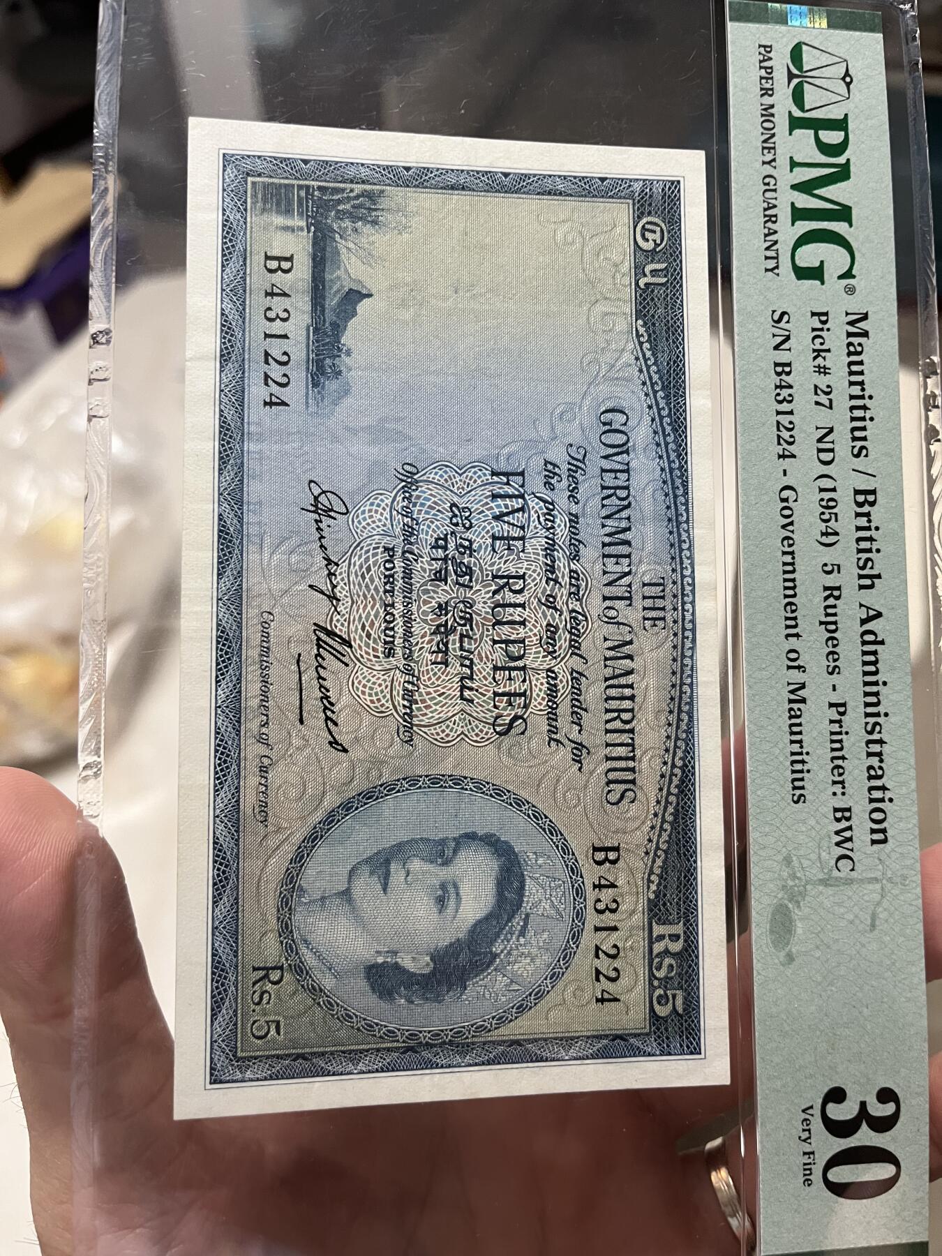 毛里求斯1954年 pmg