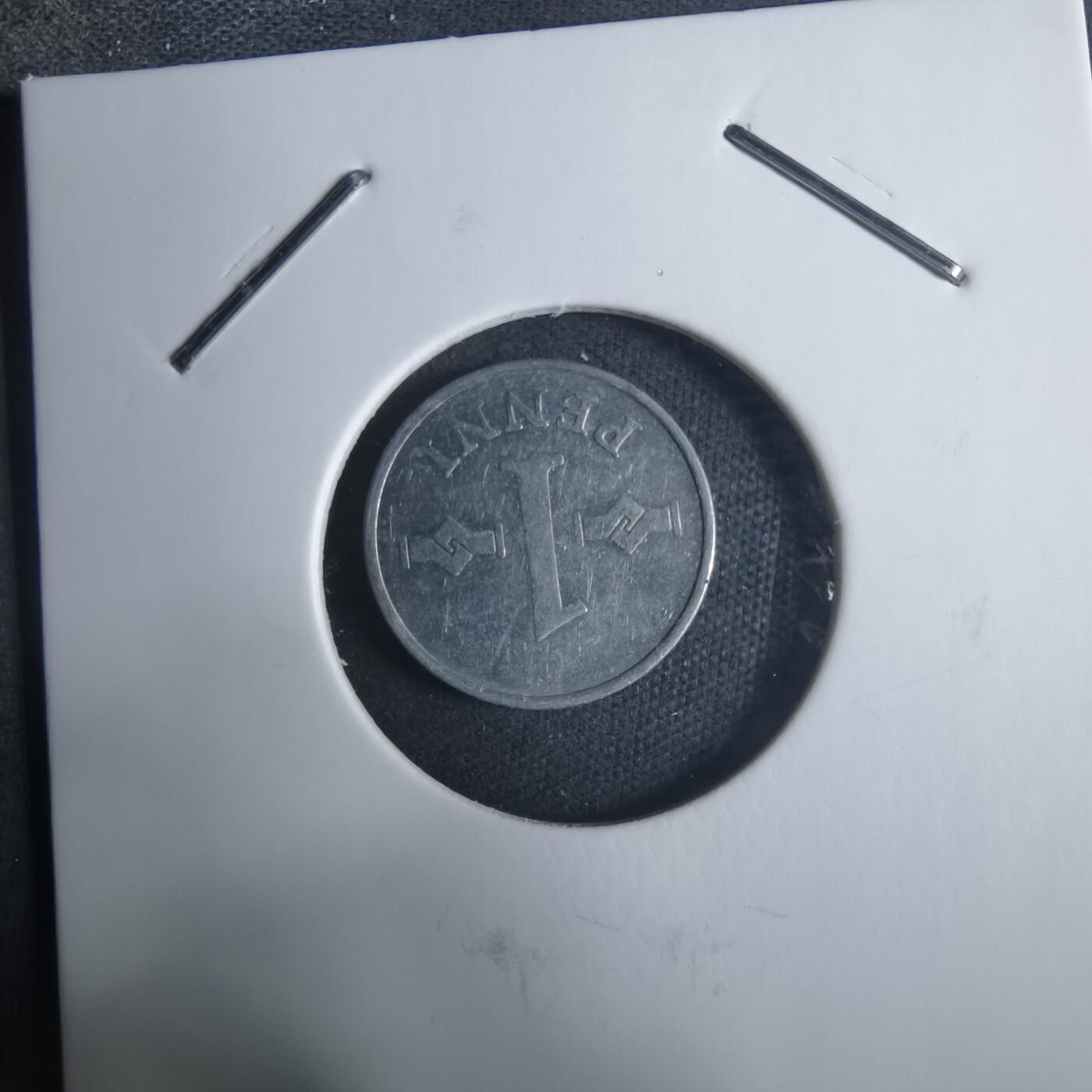 沼泽如烟--第915场 芬兰1975年1芬尼