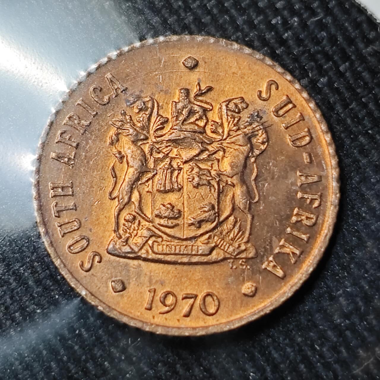 KK钱币收藏小铺 （套币 好品/批量散币 银币）专场  2月预留时间 周末发货  1970南非1/2分 好品