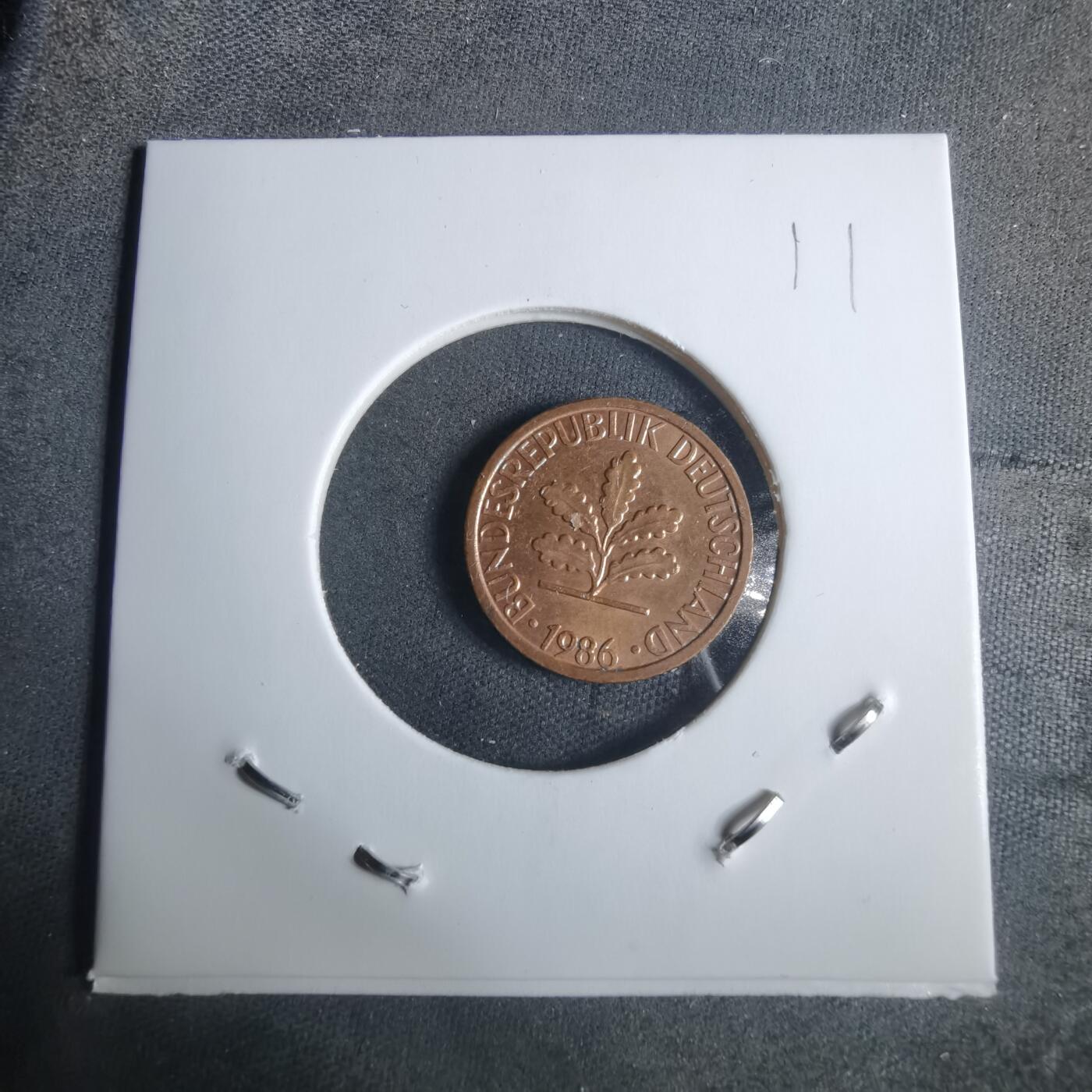 沼泽如烟--第915场 德国1986年1芬尼