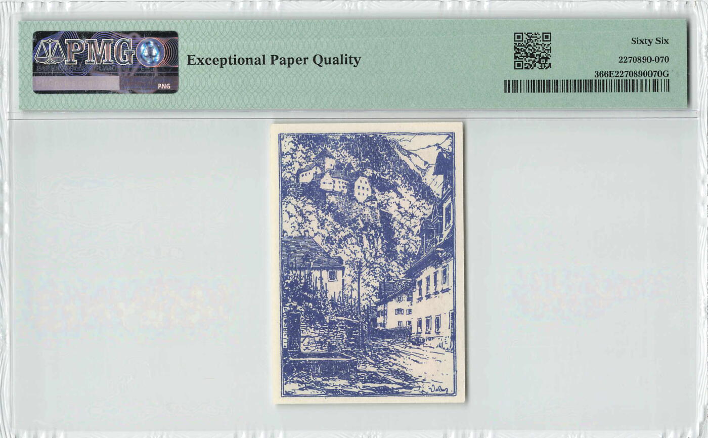 小福收藏拍卖第196期 评级币精选场 本期有68分倒置号布隆迪世界最大纸币 泰国69年10铢纪念钞0A冠百位倒置号  文莱06年500吉令特首年首冠 丹麦经典大松鼠 俄罗斯 玻利维亚 东加勒比 亚美尼亚等多国精美高分珍稀老钞精品纸币 列支敦士登 1920年 50赫勒 百年老钞 PMG66 EPQ 亚军分