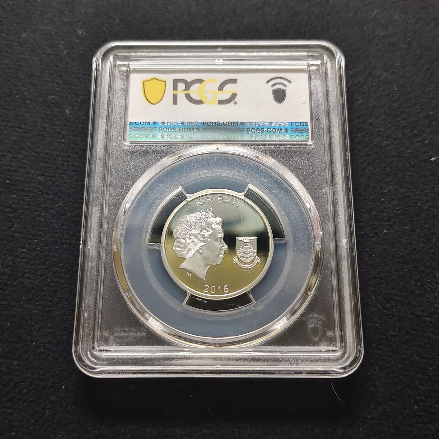 【全场包邮】纯粹捡漏拍481场（免费代拍第18场） 基里巴斯2015年10元铭记一战系列加里波利登陆精制纪念银币-PCGS PR69 DCAM