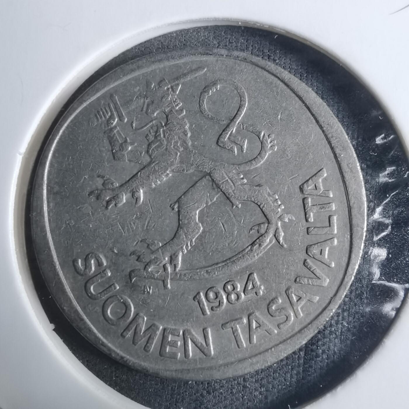 沼泽如烟--第915场 芬兰1984年1马克