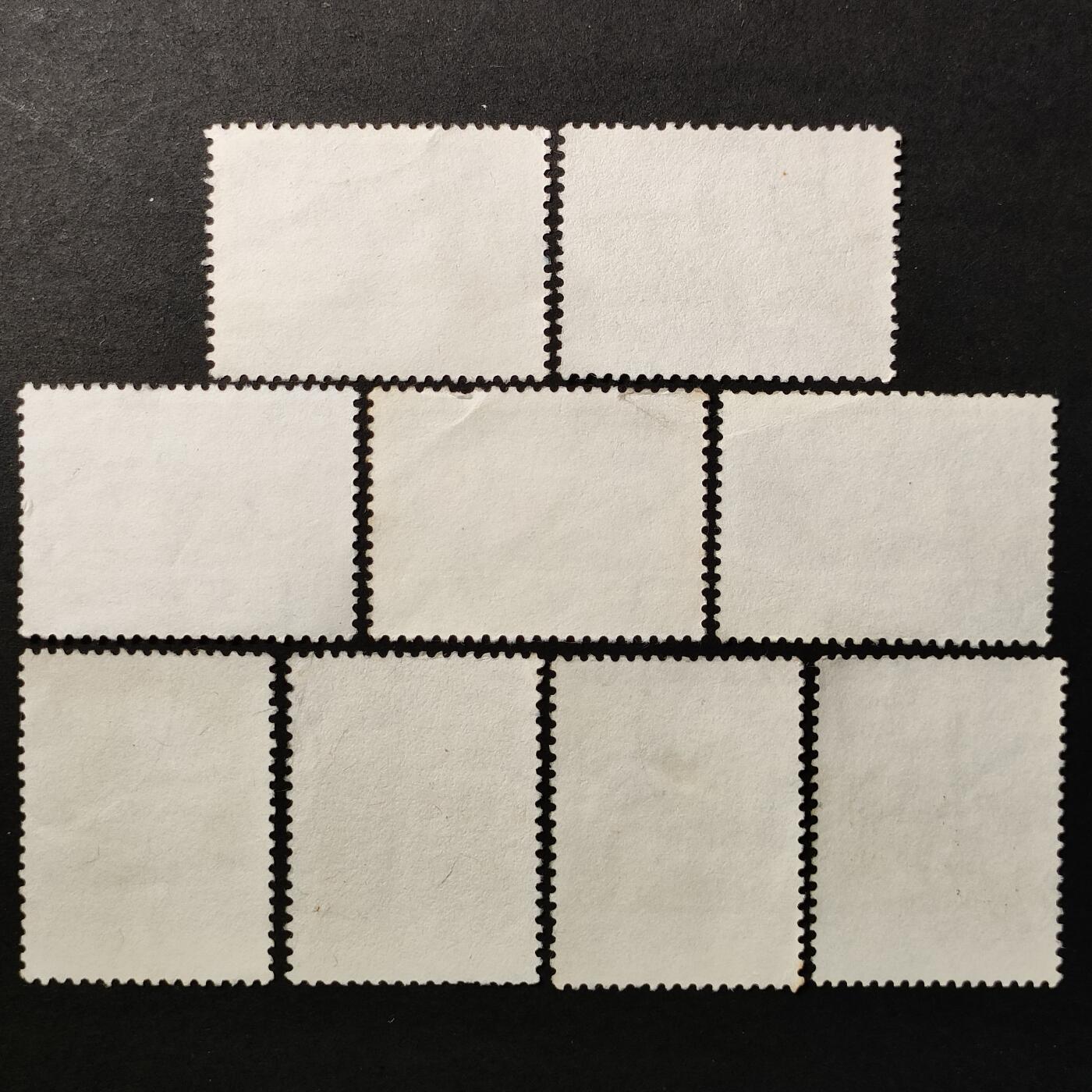 ↓君缘收藏663期☞钱币邮品↓无佣金、可寄存、满30元包邮  常100，1977年三版九项建设邮票9全