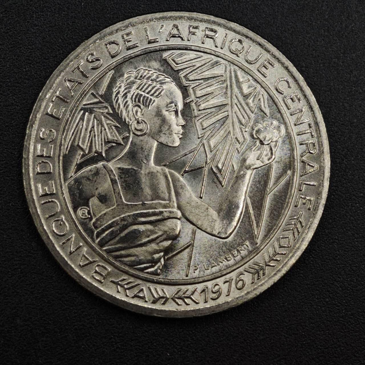 【淘币小摊】实时拍第八百一十拍   散币场   满百包邮可预留二周 每周一统一发货   中非1976年500法郎全新品