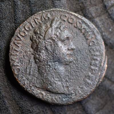 【良泉】第42期【自动场】12月4日晚19.30点开拍！99枚域外古代钱币专场  -  【藏家出品D】（7.71克）【好品！】公元81-96年 罗马帝国 图密善 阿斯铜币